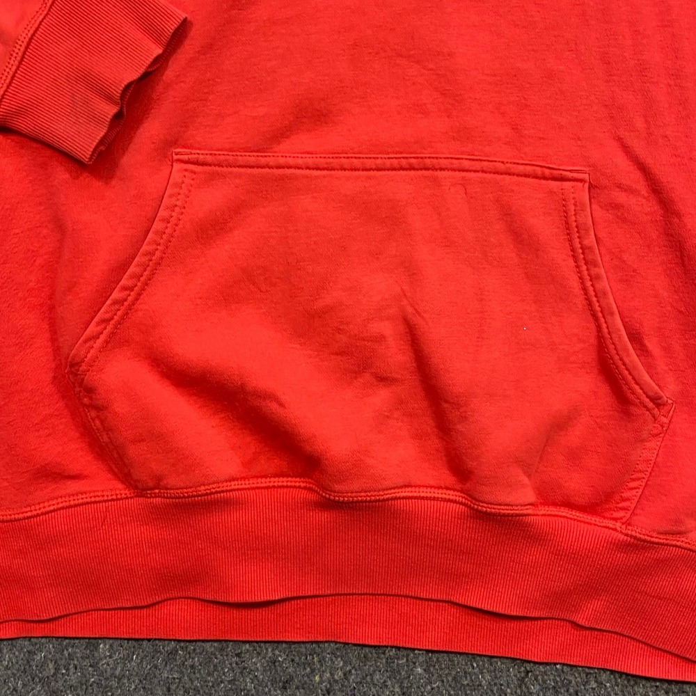 Champion Hoodie Sz 2XL Mens Red Streetwear Script Logo Pullover Shirt Sweatshirt - Picture 2 of 8